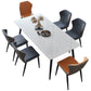 Metal Industrial Rectangle Dining Table Sintered Stone Table with Black Legs Clearhalo ' dining_table' 'Dining Tables & Seating' 'Dining Tables' 'furn' 'furn_dining_table' 'Furniture' 'furniture_dining_table' 'Kitchen & Dining Furniture' 'kitchen&dining_furn' 'kitchen' 'kitchen_dining_table' 3959257