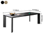 Rectangle Modern Style Dining Table Two-Color Fixed Table with Solid Wood Clearhalo ' dining_table' 'Dining Tables & Seating' 'Dining Tables' 'furn' 'furn_dining_table' 'Furniture' 'furniture_dining_table' 'Kitchen & Dining Furniture' 'kitchen&dining_furn' 'kitchen' 'kitchen_dining_table' 3959342