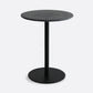 Round Dining Dinette Table Simplicity Style Pedestal Casual Furniture for Home Black Without Chairs Clearhalo ' dining_table' 'Dining Tables & Seating' 'Dining Tables' 'furn' 'furn_dining_table' 'Furniture' 'furniture_dining_table' 'Kitchen & Dining Furniture' 'kitchen&dining_furn' 'kitchen' 'kitchen_dining_table' 3959368
