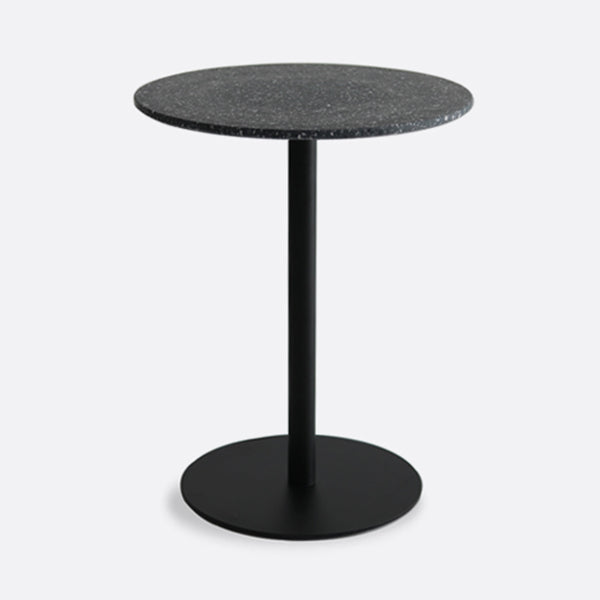 Round Dining Dinette Table Simplicity Style Pedestal Casual Furniture for Home Black Without Chairs Clearhalo ' dining_table' 'Dining Tables & Seating' 'Dining Tables' 'furn' 'furn_dining_table' 'Furniture' 'furniture_dining_table' 'Kitchen & Dining Furniture' 'kitchen&dining_furn' 'kitchen' 'kitchen_dining_table' 3959368