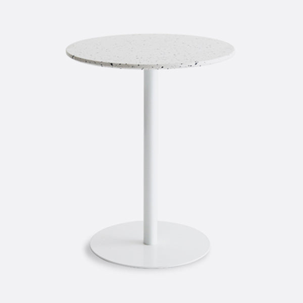 Round Dining Dinette Table Simplicity Style Pedestal Casual Furniture for Home White Without Chairs Clearhalo ' dining_table' 'Dining Tables & Seating' 'Dining Tables' 'furn' 'furn_dining_table' 'Furniture' 'furniture_dining_table' 'Kitchen & Dining Furniture' 'kitchen&dining_furn' 'kitchen' 'kitchen_dining_table' 3959369