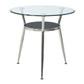Modern Style Glass Dining Table Clear Round Table with 3 Legs for Home Use 31.5"L x 31.5"W x 29.5"H Without Chairs Clearhalo ' dining_table' 'Dining Tables & Seating' 'Dining Tables' 'furn' 'furn_dining_table' 'Furniture' 'furniture_dining_table' 'Kitchen & Dining Furniture' 'kitchen&dining_furn' 'kitchen' 'kitchen_dining_table' 3959407