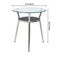 Modern Style Glass Dining Table Clear Round Table with 3 Legs for Home Use Clearhalo ' dining_table' 'Dining Tables & Seating' 'Dining Tables' 'furn' 'furn_dining_table' 'Furniture' 'furniture_dining_table' 'Kitchen & Dining Furniture' 'kitchen&dining_furn' 'kitchen' 'kitchen_dining_table' 3959414