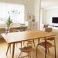 Contemporary Style Pine Dining Table 4 Legs Solid Wood Base Rectangle Table for Home Clearhalo ' dining_table' 'Dining Tables & Seating' 'Dining Tables' 'furn' 'furn_dining_table' 'Furniture' 'furniture_dining_table' 'Kitchen & Dining Furniture' 'kitchen&dining_furn' 'kitchen' 'kitchen_dining_table' 3959441
