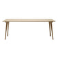 Rectangle Shape Wood Color Dining Table Solid Wood Table Minimalist with 4 Legs Natural Without Chairs Clearhalo ' dining_table' 'Dining Tables & Seating' 'Dining Tables' 'furn' 'furn_dining_table' 'Furniture' 'furniture_dining_table' 'Kitchen & Dining Furniture' 'kitchen&dining_furn' 'kitchen' 'kitchen_dining_table' 3959495