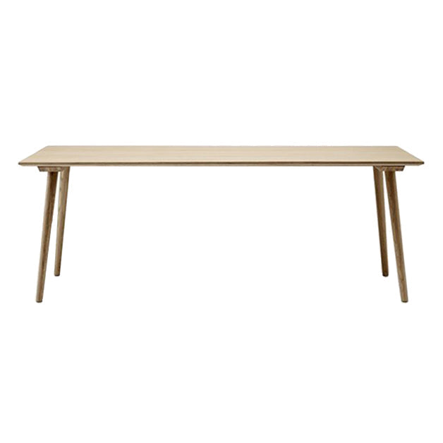 Rectangle Shape Wood Color Dining Table Solid Wood Table Minimalist with 4 Legs Natural Without Chairs Clearhalo ' dining_table' 'Dining Tables & Seating' 'Dining Tables' 'furn' 'furn_dining_table' 'Furniture' 'furniture_dining_table' 'Kitchen & Dining Furniture' 'kitchen&dining_furn' 'kitchen' 'kitchen_dining_table' 3959495