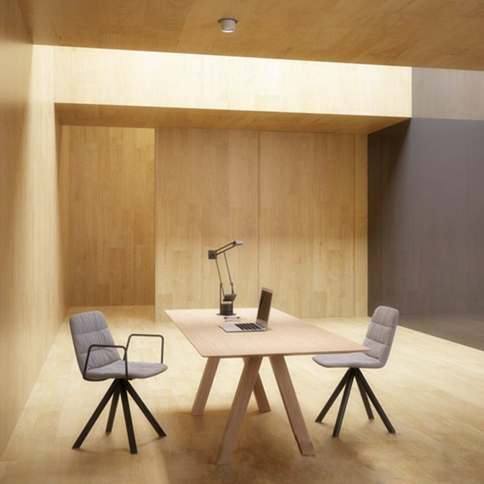 Rectangle Shape 4 Legs Minimalist Dining Table Wood Color Fixed Table of Solid Wood Clearhalo ' dining_table' 'Dining Tables & Seating' 'Dining Tables' 'furn' 'furn_dining_table' 'Furniture' 'furniture_dining_table' 'Kitchen & Dining Furniture' 'kitchen&dining_furn' 'kitchen' 'kitchen_dining_table' 3959522
