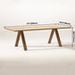Rectangle Shape 4 Legs Minimalist Dining Table Wood Color Fixed Table of Solid Wood Clearhalo ' dining_table' 'Dining Tables & Seating' 'Dining Tables' 'furn' 'furn_dining_table' 'Furniture' 'furniture_dining_table' 'Kitchen & Dining Furniture' 'kitchen&dining_furn' 'kitchen' 'kitchen_dining_table' 3959532