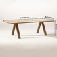 Rectangle Shape 4 Legs Minimalist Dining Table Wood Color Fixed Table of Solid Wood Clearhalo ' dining_table' 'Dining Tables & Seating' 'Dining Tables' 'furn' 'furn_dining_table' 'Furniture' 'furniture_dining_table' 'Kitchen & Dining Furniture' 'kitchen&dining_furn' 'kitchen' 'kitchen_dining_table' 3959533