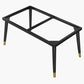 Industrial Standard Rectangle Shape Dining Table Sintered Stone Top Dining Table for Kitchen Clearhalo ' dining_table' 'Dining Tables & Seating' 'Dining Tables' 'furn' 'furn_dining_table' 'Furniture' 'furniture_dining_table' 'Kitchen & Dining Furniture' 'kitchen&dining_furn' 'kitchen' 'kitchen_dining_table' 3959542