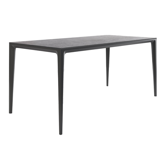 Minimalist Rectangle Shape Dining Table Standard Sintered Stone Top Dining Table for Kitchen Gray Without Chairs Clearhalo ' dining_table' 'Dining Tables & Seating' 'Dining Tables' 'furn' 'furn_dining_table' 'Furniture' 'furniture_dining_table' 'Kitchen & Dining Furniture' 'kitchen&dining_furn' 'kitchen' 'kitchen_dining_table' 3959555