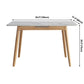 Rectangle Extendable Stone Dining Site Table Traditional Luxury Dinette Table for Home Clearhalo ' dining_table' 'Dining Tables & Seating' 'Dining Tables' 'furn' 'furn_dining_table' 'Furniture' 'furniture_dining_table' 'Kitchen & Dining Furniture' 'kitchen&dining_furn' 'kitchen' 'kitchen_dining_table' 3959605