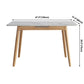 Rectangle Extendable Stone Dining Site Table Traditional Luxury Dinette Table for Home Clearhalo ' dining_table' 'Dining Tables & Seating' 'Dining Tables' 'furn' 'furn_dining_table' 'Furniture' 'furniture_dining_table' 'Kitchen & Dining Furniture' 'kitchen&dining_furn' 'kitchen' 'kitchen_dining_table' 3959606