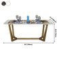 Metal Traditional Luxury Rectangle Table Marble Top Table with Trestle Base Clearhalo ' dining_table' 'Dining Tables & Seating' 'Dining Tables' 'furn' 'furn_dining_table' 'Furniture' 'furniture_dining_table' 'Kitchen & Dining Furniture' 'kitchen&dining_furn' 'kitchen' 'kitchen_dining_table' 3959641