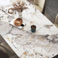 Metal Traditional Luxury Rectangle Table Sintered Stone Table for Dining Room and Kitchen Clearhalo ' dining_table' 'Dining Tables & Seating' 'Dining Tables' 'furn' 'furn_dining_table' 'Furniture' 'furniture_dining_table' 'Kitchen & Dining Furniture' 'kitchen&dining_furn' 'kitchen' 'kitchen_dining_table' 3959650