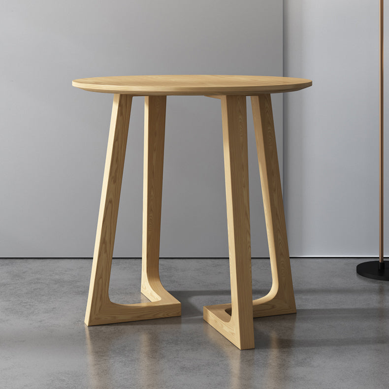 Solid Wood Brown Tone Dining Table Modern Double Pedestal Table for Dining Room Natural Without Chairs Clearhalo ' dining_table' 'Dining Tables & Seating' 'Dining Tables' 'furn' 'furn_dining_table' 'Furniture' 'furniture_dining_table' 'Kitchen & Dining Furniture' 'kitchen&dining_furn' 'kitchen' 'kitchen_dining_table' 3959717