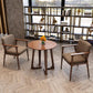 Solid Wood Brown Tone Dining Table Modern Double Pedestal Table for Dining Room Clearhalo ' dining_table' 'Dining Tables & Seating' 'Dining Tables' 'furn' 'furn_dining_table' 'Furniture' 'furniture_dining_table' 'Kitchen & Dining Furniture' 'kitchen&dining_furn' 'kitchen' 'kitchen_dining_table' 3959727
