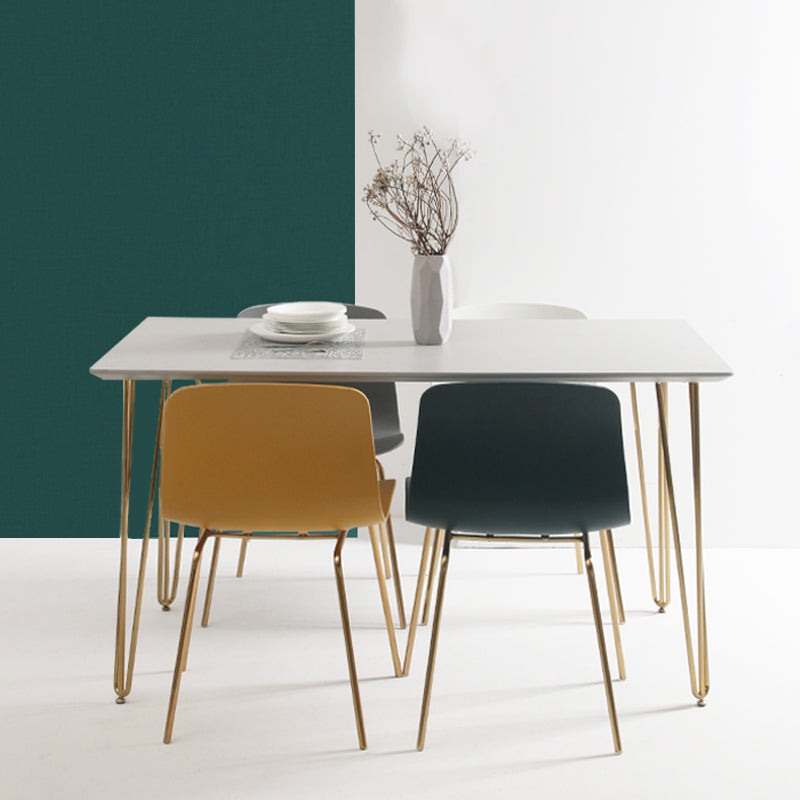 Contemporary Metal Dining Armless Chairs Plastic Dining Chairs for Restaurant Clearhalo ' kitchen&dining_furn' 'Dining Chairs' 'Dining Tables & Seating' 'dining_chair' 'furn' 'furn_dining_chair' 'Furniture' 'furniture_dining_chair' 'Kitchen & Dining Furniture' 'kitchen' 3966613