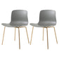 Contemporary Metal Dining Armless Chairs Plastic Dining Chairs for Restaurant Grey 2 Piece Set Brass Gold Clearhalo ' kitchen&dining_furn' 'Dining Chairs' 'Dining Tables & Seating' 'dining_chair' 'furn' 'furn_dining_chair' 'Furniture' 'furniture_dining_chair' 'Kitchen & Dining Furniture' 'kitchen' 3966637