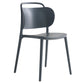 Contemporary Plastic Dining Room Chairs Open Back Dining Side Armless Chair (Set of 2) Clearhalo ' kitchen&dining_furn' 'Dining Chairs' 'Dining Tables & Seating' 'dining_chair' 'furn' 'furn_dining_chair' 'Furniture' 'furniture_dining_chair' 'Kitchen & Dining Furniture' 'kitchen' 3966703