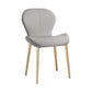 Scandinavian PU Leather Bedroom Side Chair Matte Finish Parsons Dining Chair Light Gray 1 Piece Brass Gold Clearhalo ' kitchen&dining_furn' 'Dining Chairs' 'Dining Tables & Seating' 'dining_chair' 'furn' 'furn_dining_chair' 'Furniture' 'furniture_dining_chair' 'Kitchen & Dining Furniture' 'kitchen' 3966798