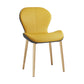 Scandinavian PU Leather Bedroom Side Chair Matte Finish Parsons Dining Chair Yellow 1 Piece Brass Gold Clearhalo ' kitchen&dining_furn' 'Dining Chairs' 'Dining Tables & Seating' 'dining_chair' 'furn' 'furn_dining_chair' 'Furniture' 'furniture_dining_chair' 'Kitchen & Dining Furniture' 'kitchen' 3966816