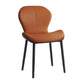 Scandinavian PU Leather Bedroom Side Chair Matte Finish Parsons Dining Chair Orange 1 Piece Black Clearhalo ' kitchen&dining_furn' 'Dining Chairs' 'Dining Tables & Seating' 'dining_chair' 'furn' 'furn_dining_chair' 'Furniture' 'furniture_dining_chair' 'Kitchen & Dining Furniture' 'kitchen' 3966822