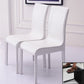 Contemporary Restaurant Leather Side Chair Solid Back Dining Chair (Set of 2) Clearhalo ' kitchen&dining_furn' 'Dining Chairs' 'Dining Tables & Seating' 'dining_chair' 'furn' 'furn_dining_chair' 'Furniture' 'furniture_dining_chair' 'Kitchen & Dining Furniture' 'kitchen' 3966850