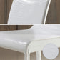 Contemporary Restaurant Leather Side Chair Solid Back Dining Chair (Set of 2) Clearhalo ' kitchen&dining_furn' 'Dining Chairs' 'Dining Tables & Seating' 'dining_chair' 'furn' 'furn_dining_chair' 'Furniture' 'furniture_dining_chair' 'Kitchen & Dining Furniture' 'kitchen' 3966859