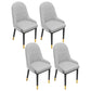 Indoor Scandinavian Arm Chair Upholstered Parsons Back Metal Dining Room Chair Grey 4 Piece Set Brass Gold Clearhalo ' kitchen&dining_furn' 'Dining Chairs' 'Dining Tables & Seating' 'dining_chair' 'furn' 'furn_dining_chair' 'Furniture' 'furniture_dining_chair' 'Kitchen & Dining Furniture' 'kitchen' 3966875