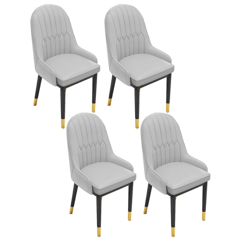 Indoor Scandinavian Arm Chair Upholstered Parsons Back Metal Dining Room Chair Grey 4 Piece Set Brass Gold Clearhalo ' kitchen&dining_furn' 'Dining Chairs' 'Dining Tables & Seating' 'dining_chair' 'furn' 'furn_dining_chair' 'Furniture' 'furniture_dining_chair' 'Kitchen & Dining Furniture' 'kitchen' 3966875