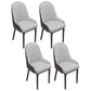Indoor Scandinavian Arm Chair Upholstered Parsons Back Metal Dining Room Chair Gray Coffee 4 Piece Set Black Clearhalo ' kitchen&dining_furn' 'Dining Chairs' 'Dining Tables & Seating' 'dining_chair' 'furn' 'furn_dining_chair' 'Furniture' 'furniture_dining_chair' 'Kitchen & Dining Furniture' 'kitchen' 3966900