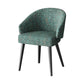 Scandinavian Indoor Arm Chair Upholstered Parsons Back Metal Dining Room Chair Green 1 Piece Black Clearhalo ' kitchen&dining_furn' 'Dining Chairs' 'Dining Tables & Seating' 'dining_chair' 'furn' 'furn_dining_chair' 'Furniture' 'furniture_dining_chair' 'Kitchen & Dining Furniture' 'kitchen' 3966953