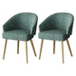 Scandinavian Indoor Arm Chair Upholstered Parsons Back Metal Dining Room Chair Green 2 Piece Set Brass Gold Clearhalo ' kitchen&dining_furn' 'Dining Chairs' 'Dining Tables & Seating' 'dining_chair' 'furn' 'furn_dining_chair' 'Furniture' 'furniture_dining_chair' 'Kitchen & Dining Furniture' 'kitchen' 3966957