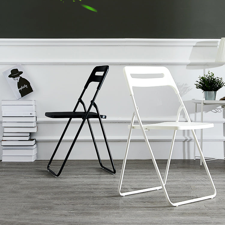 Modern Indoor-Outdoor Metal Side Chair Folding Armless Dining Side Chair Clearhalo ' kitchen&dining_furn' 'Dining Chairs' 'Dining Tables & Seating' 'dining_chair' 'furn' 'furn_dining_chair' 'Furniture' 'furniture_dining_chair' 'Kitchen & Dining Furniture' 'kitchen' 3966995