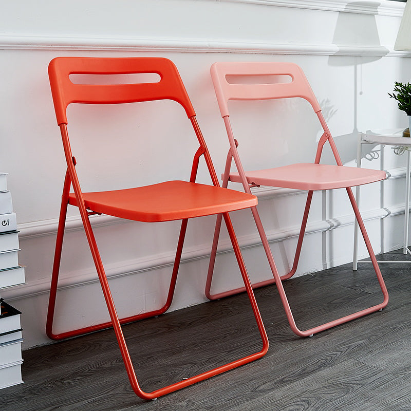 Modern Indoor-Outdoor Metal Side Chair Folding Armless Dining Side Chair Clearhalo ' kitchen&dining_furn' 'Dining Chairs' 'Dining Tables & Seating' 'dining_chair' 'furn' 'furn_dining_chair' 'Furniture' 'furniture_dining_chair' 'Kitchen & Dining Furniture' 'kitchen' 3967000