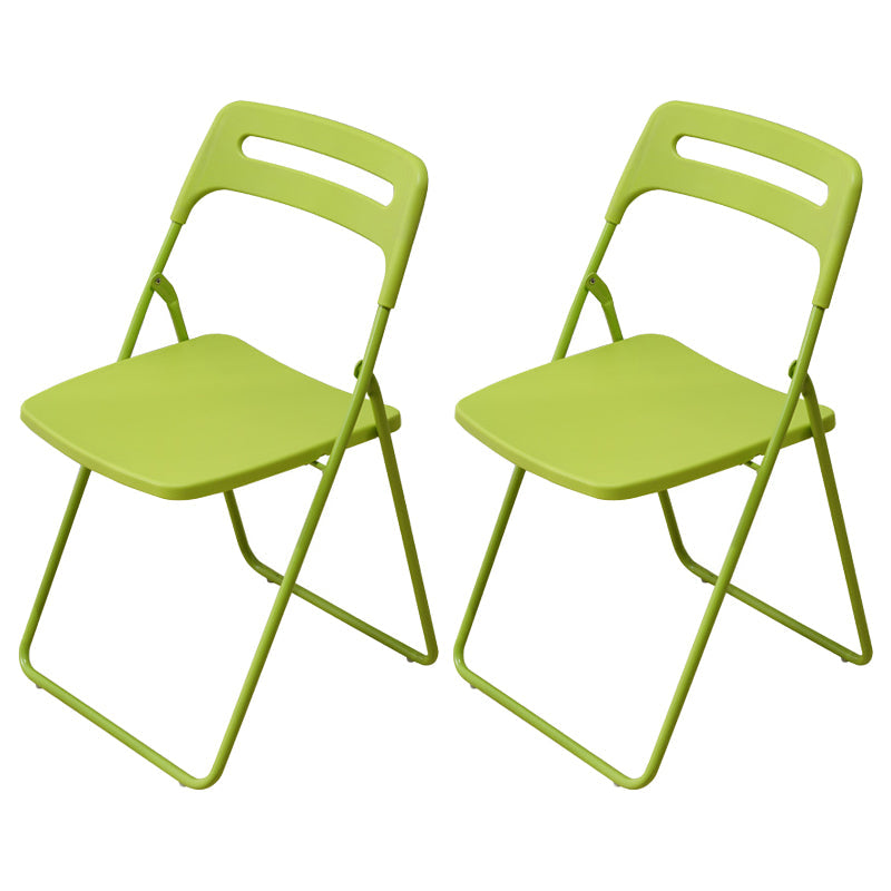 Modern Indoor-Outdoor Metal Side Chair Folding Armless Dining Side Chair Green 2 Piece Set Clearhalo ' kitchen&dining_furn' 'Dining Chairs' 'Dining Tables & Seating' 'dining_chair' 'furn' 'furn_dining_chair' 'Furniture' 'furniture_dining_chair' 'Kitchen & Dining Furniture' 'kitchen' 3967021