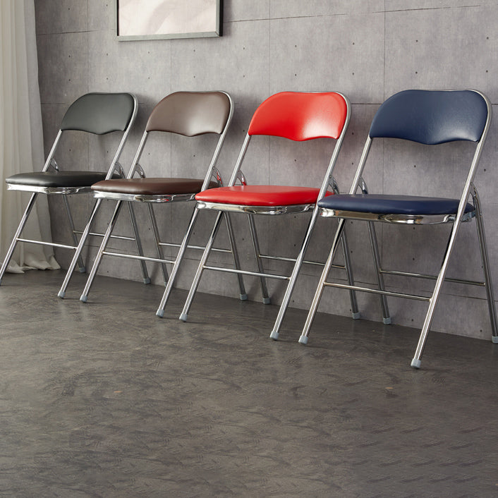 Modern Indoor-Outdoor Chair Metal Armless Open Back Dining Side Chair Clearhalo ' kitchen&dining_furn' 'Dining Chairs' 'Dining Tables & Seating' 'dining_chair' 'furn' 'furn_dining_chair' 'Furniture' 'furniture_dining_chair' 'Kitchen & Dining Furniture' 'kitchen' 3967050