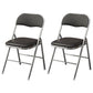 Modern Indoor-Outdoor Chair Metal Armless Open Back Dining Side Chair Gloss Black 2 Piece Set Clearhalo ' kitchen&dining_furn' 'Dining Chairs' 'Dining Tables & Seating' 'dining_chair' 'furn' 'furn_dining_chair' 'Furniture' 'furniture_dining_chair' 'Kitchen & Dining Furniture' 'kitchen' 3967053