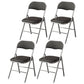 Modern Indoor-Outdoor Chair Metal Armless Open Back Dining Side Chair Gloss Black 4 Piece Set Clearhalo ' kitchen&dining_furn' 'Dining Chairs' 'Dining Tables & Seating' 'dining_chair' 'furn' 'furn_dining_chair' 'Furniture' 'furniture_dining_chair' 'Kitchen & Dining Furniture' 'kitchen' 3967054