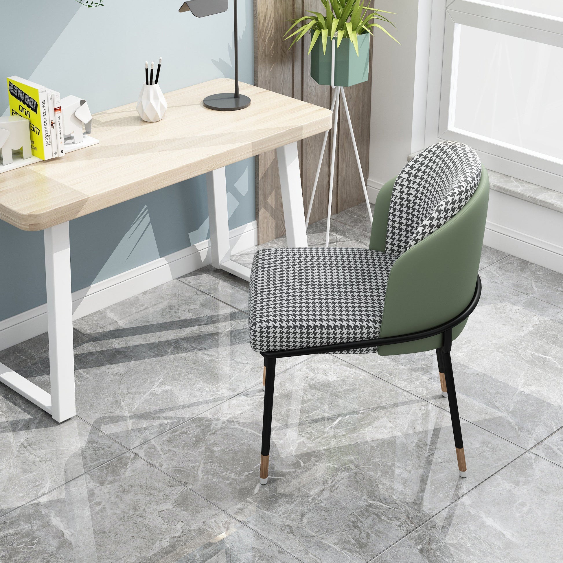 Glam Metal Dining Armless Chairs Upholstered Dining Room Chairs for Restaurant Clearhalo ' kitchen&dining_furn' 'Dining Chairs' 'Dining Tables & Seating' 'dining_chair' 'furn' 'furn_dining_chair' 'Furniture' 'furniture_dining_chair' 'Kitchen & Dining Furniture' 'kitchen' 3967086