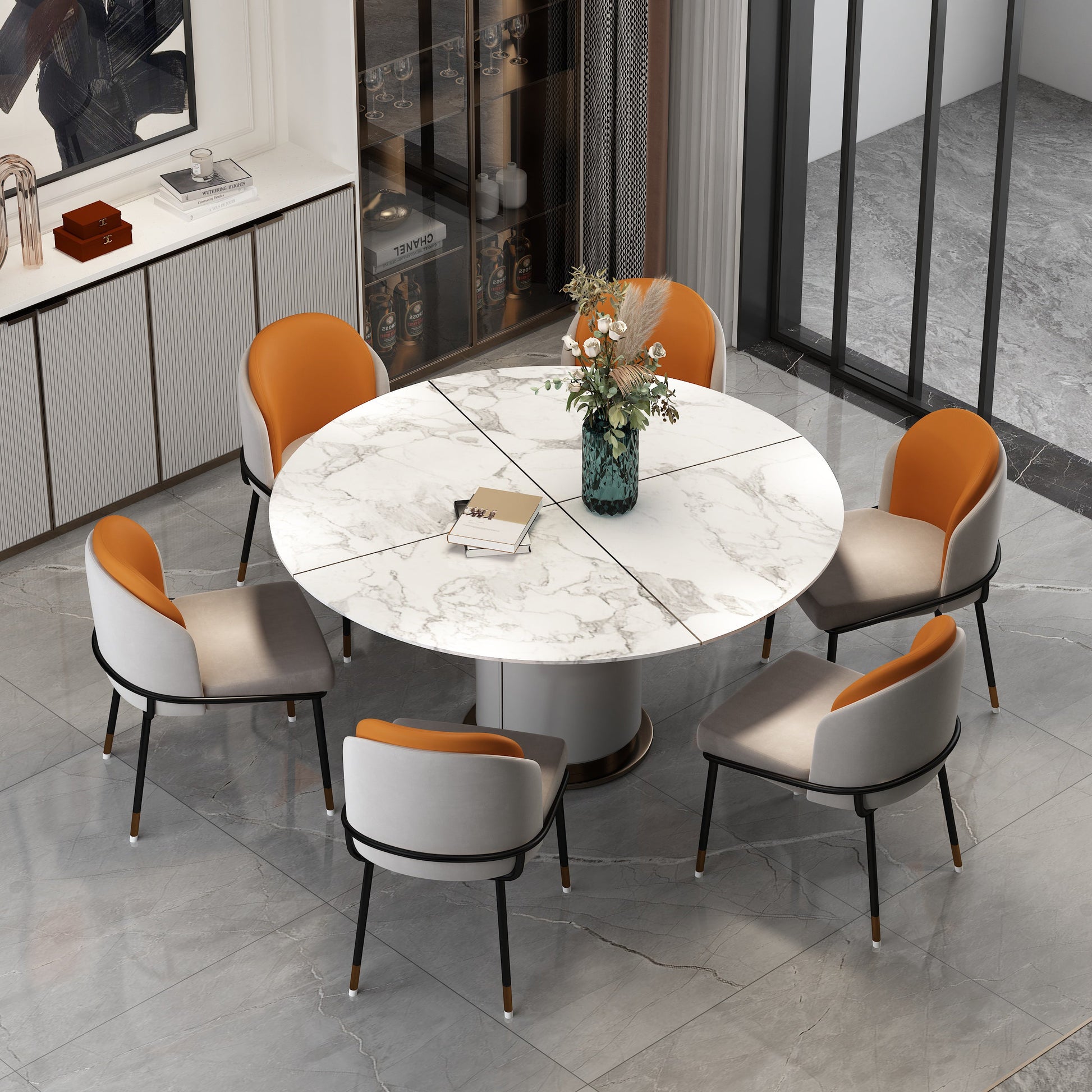 Glam Metal Dining Armless Chairs Upholstered Dining Room Chairs for Restaurant Clearhalo ' kitchen&dining_furn' 'Dining Chairs' 'Dining Tables & Seating' 'dining_chair' 'furn' 'furn_dining_chair' 'Furniture' 'furniture_dining_chair' 'Kitchen & Dining Furniture' 'kitchen' 3967091