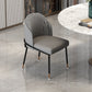 Glam Metal Dining Armless Chairs Upholstered Dining Room Chairs for Restaurant Light Gray 1 Piece Clearhalo ' kitchen&dining_furn' 'Dining Chairs' 'Dining Tables & Seating' 'dining_chair' 'furn' 'furn_dining_chair' 'Furniture' 'furniture_dining_chair' 'Kitchen & Dining Furniture' 'kitchen' 3967098