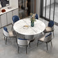 Glam Metal Dining Armless Chairs Upholstered Dining Room Chairs for Restaurant Clearhalo ' kitchen&dining_furn' 'Dining Chairs' 'Dining Tables & Seating' 'dining_chair' 'furn' 'furn_dining_chair' 'Furniture' 'furniture_dining_chair' 'Kitchen & Dining Furniture' 'kitchen' 3967103
