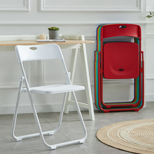 Modern Indoor-Outdoor Metal Chair Armless Open Back Folding Dining Side Chair Clearhalo ' kitchen&dining_furn' 'Dining Chairs' 'Dining Tables & Seating' 'dining_chair' 'furn' 'furn_dining_chair' 'Furniture' 'furniture_dining_chair' 'Kitchen & Dining Furniture' 'kitchen' 3967166