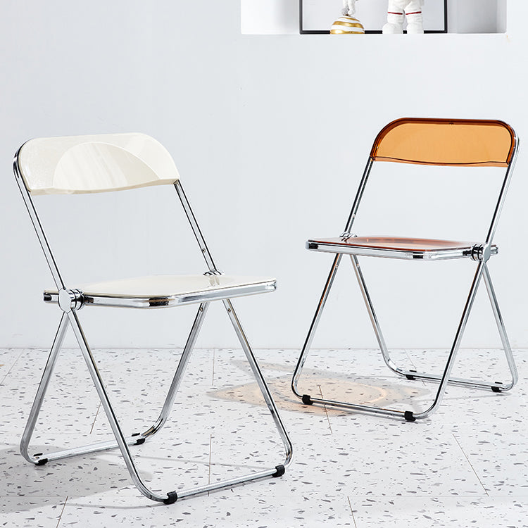 Contemporary Metal Dining Armless Chair Open Back Single Dining Side Chair Clearhalo ' kitchen&dining_furn' 'Dining Chairs' 'Dining Tables & Seating' 'dining_chair' 'furn' 'furn_dining_chair' 'Furniture' 'furniture_dining_chair' 'Kitchen & Dining Furniture' 'kitchen' 3967201