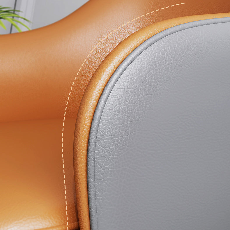 Glam Metal Dining Arm Chair Open Back Single Dining Side Chair for Restaurant Clearhalo ' kitchen&dining_furn' 'Dining Chairs' 'Dining Tables & Seating' 'dining_chair' 'furn' 'furn_dining_chair' 'Furniture' 'furniture_dining_chair' 'Kitchen & Dining Furniture' 'kitchen' 3967229