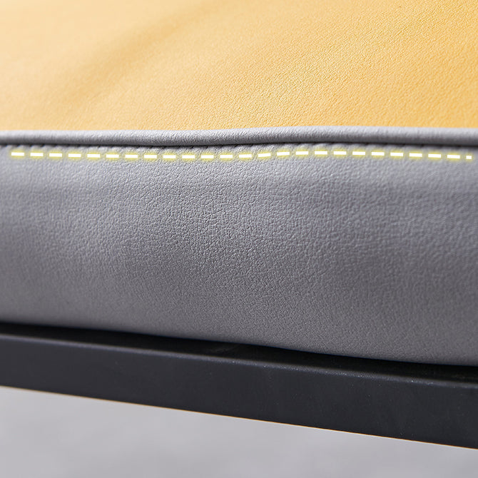 Glam Metal Dining Armless Chair Parsons Dining Single Chair for Restaurant Clearhalo ' kitchen&dining_furn' 'Dining Chairs' 'Dining Tables & Seating' 'dining_chair' 'furn' 'furn_dining_chair' 'Furniture' 'furniture_dining_chair' 'Kitchen & Dining Furniture' 'kitchen' 3967255