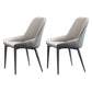 Contemporary Style Metal Dining Chair Dining Parsons Arm Side Chairs for Kitchen Beige 2 Piece Set Clearhalo ' kitchen&dining_furn' 'Dining Chairs' 'Dining Tables & Seating' 'dining_chair' 'furn' 'furn_dining_chair' 'Furniture' 'furniture_dining_chair' 'Kitchen & Dining Furniture' 'kitchen' 3967317