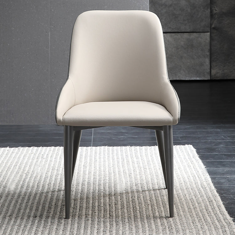 Contemporary Style Metal Dining Chair Dining Parsons Arm Side Chairs for Kitchen Clearhalo ' kitchen&dining_furn' 'Dining Chairs' 'Dining Tables & Seating' 'dining_chair' 'furn' 'furn_dining_chair' 'Furniture' 'furniture_dining_chair' 'Kitchen & Dining Furniture' 'kitchen' 3967332